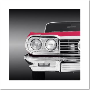 US American classic car impala 1964 Posters and Art